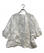 SLOBE IENAスローブ イエナ）の古着「フレンチリネン2wayブラウス」｜ホワイト