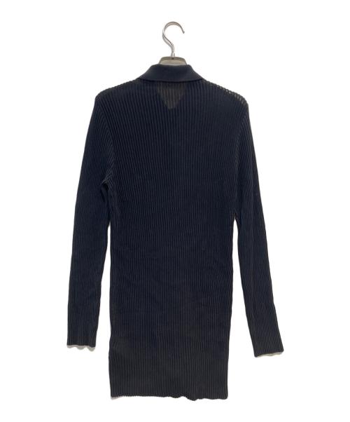 RIM.ARK（リムアーク）RIM.ARK (リムアーク) Broad stitch rib knit CD ブラック サイズ:38の古着・服飾アイテム