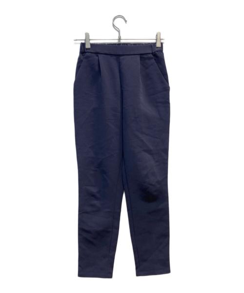 YORI（ヨリ）YORI (ヨリ) ダブルクロスパンツ ネイビー サイズ:34の古着・服飾アイテム