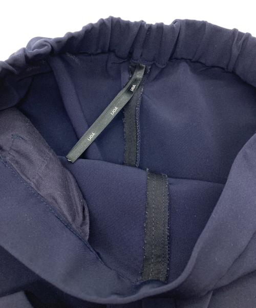 YORI（ヨリ）YORI (ヨリ) ダブルクロスパンツ ネイビー サイズ:34の古着・服飾アイテム