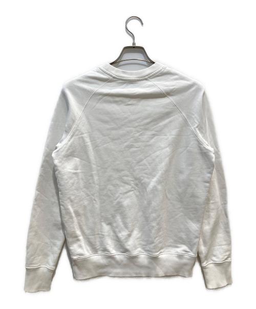 maison kitsune（メゾンキツネ）maison kitsune (メゾンキツネ) FOX HEAD PATCH CLASSIC SWEATSHIRT ホワイト サイズ:XSの古着・服飾アイテム