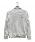 maison kitsune（メゾンキツネ）の古着「FOX HEAD PATCH CLASSIC SWEATSHIRT」｜ホワイト