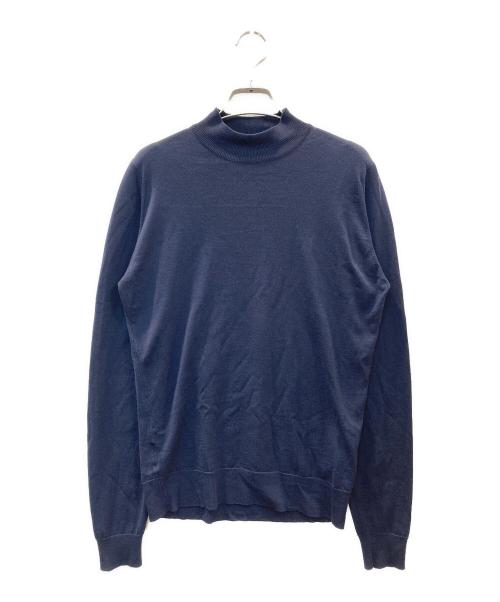 JOHN SMEDLEY（ジョンスメドレー）JOHN SMEDLEY (ジョンスメドレー) ニット ネイビー サイズ:記載なしの古着・服飾アイテム