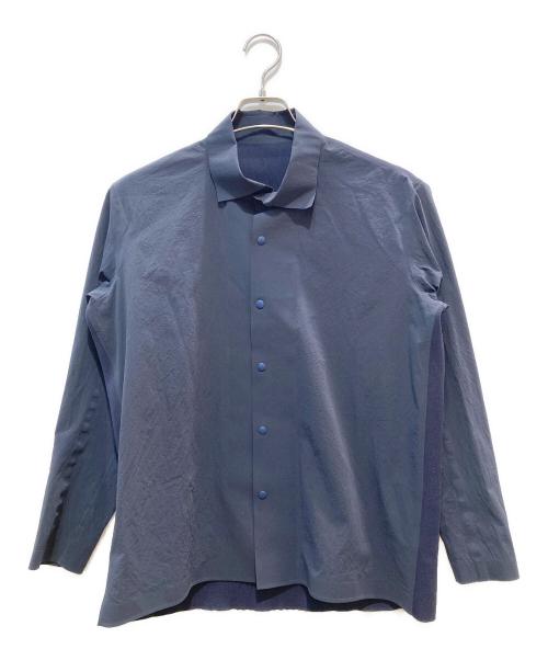 DESCENTE（デサント）DESCENTE (デサント) HYBRID SHIRT CLIFF ネイビー サイズ:Sの古着・服飾アイテム