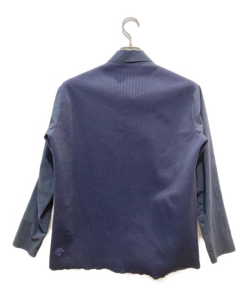 DESCENTE（デサント）DESCENTE (デサント) HYBRID SHIRT CLIFF ネイビー サイズ:Sの古着・服飾アイテム