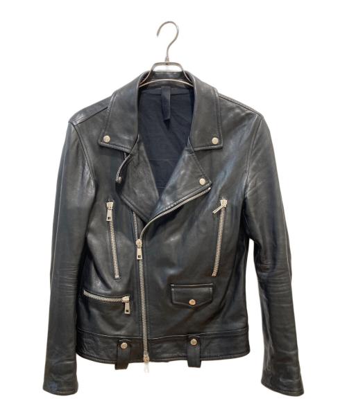 MUSHER（マーシャー）MUSHER (マーシャー) レザージャケット ブラック サイズ:Mの古着・服飾アイテム