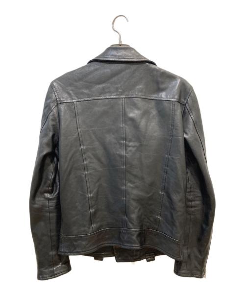 MUSHER（マーシャー）MUSHER (マーシャー) レザージャケット ブラック サイズ:Mの古着・服飾アイテム