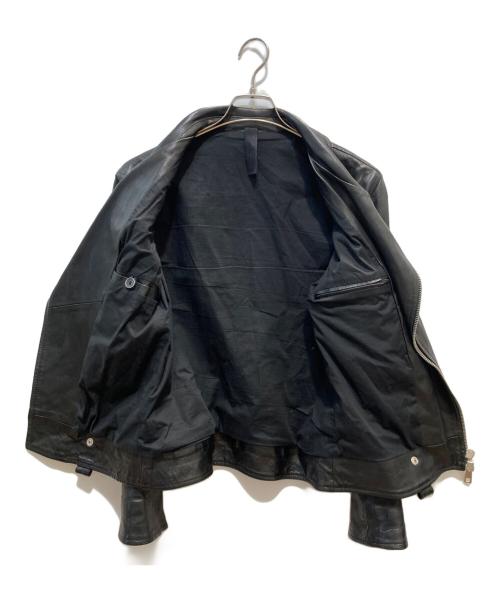MUSHER（マーシャー）MUSHER (マーシャー) レザージャケット ブラック サイズ:Mの古着・服飾アイテム