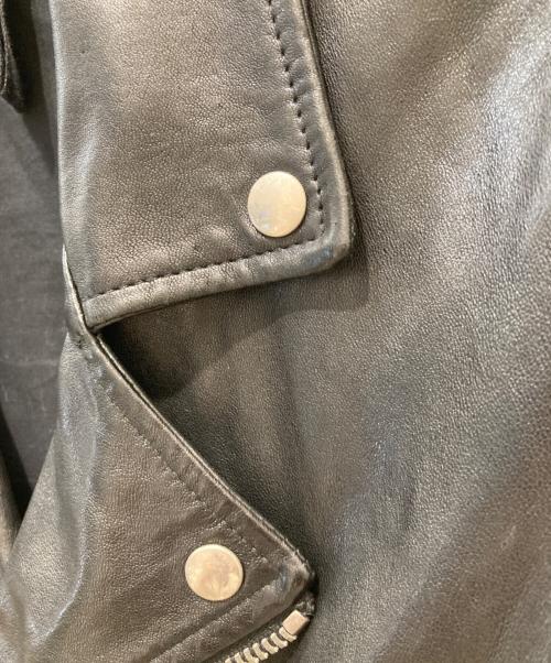 MUSHER（マーシャー）MUSHER (マーシャー) レザージャケット ブラック サイズ:Mの古着・服飾アイテム