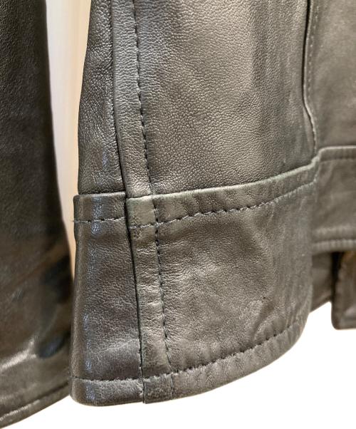 MUSHER（マーシャー）MUSHER (マーシャー) レザージャケット ブラック サイズ:Mの古着・服飾アイテム