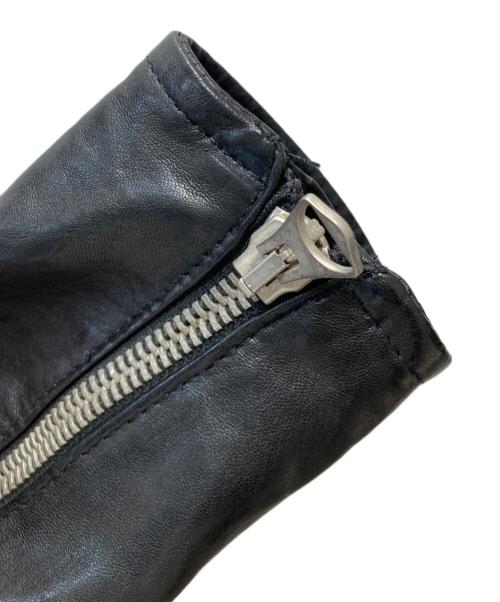 MUSHER（マーシャー）MUSHER (マーシャー) レザージャケット ブラック サイズ:Mの古着・服飾アイテム