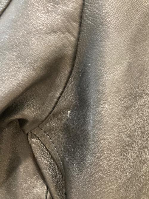 MUSHER（マーシャー）MUSHER (マーシャー) レザージャケット ブラック サイズ:Mの古着・服飾アイテム