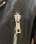 中古・古着 MUSHER (マーシャー) レザージャケット ブラック サイズ:M：12000円