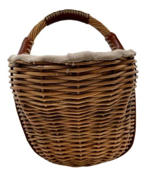 ebagos（エバゴス）ebagos (エバゴス) カゴバッグ ベージュの古着・服飾アイテム