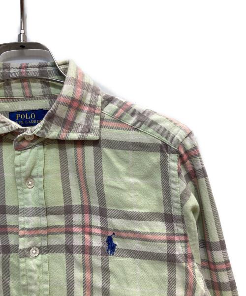 POLO RALPH LAUREN（ポロ・ラルフローレン）POLO RALPH LAUREN (ポロ・ラルフローレン) シャツ グリーン サイズ:Sの古着・服飾アイテム