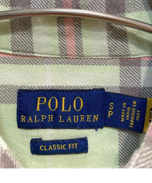 POLO RALPH LAUREN（ポロ・ラルフローレン）POLO RALPH LAUREN (ポロ・ラルフローレン) シャツ グリーン サイズ:Sの古着・服飾アイテム