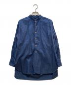 45Rフォーティファイブ・アール）の古着「インドカディデニムレースの908ビッグーグーシャツ」｜ネイビー