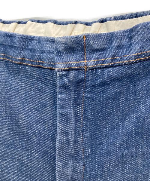 45R（フォーティファイブ・アール）45R (フォーティファイブ・アール) R刺繍デニムパンツ インディゴ サイズ:3の古着・服飾アイテム