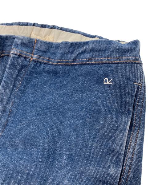 45R（フォーティファイブ・アール）45R (フォーティファイブ・アール) R刺繍デニムパンツ インディゴ サイズ:3の古着・服飾アイテム