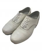 chausserショセ）の古着「ストレートチップシューズ」｜ホワイト