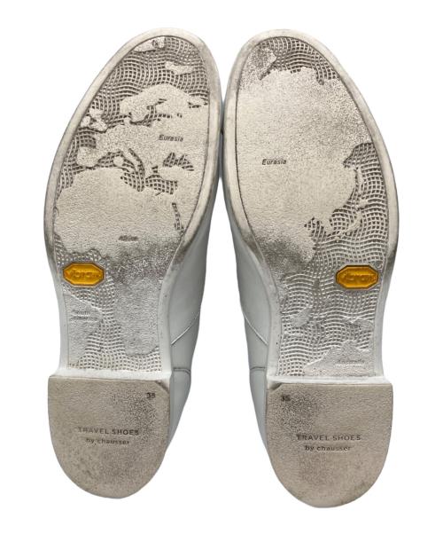 chausser（ショセ）chausser (ショセ) ストレートチップシューズ ホワイト サイズ:35の古着・服飾アイテム