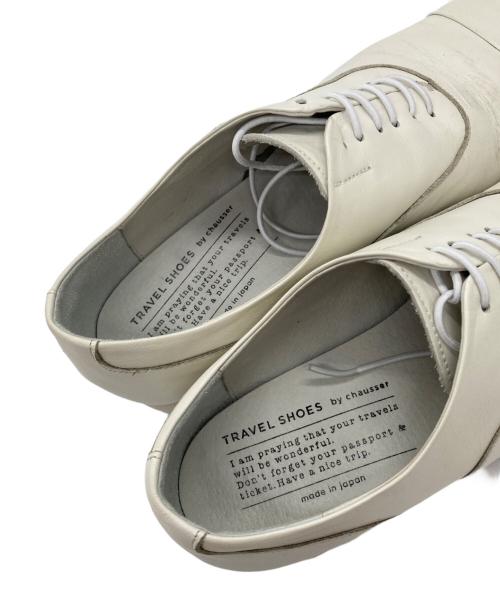 chausser（ショセ）chausser (ショセ) ストレートチップシューズ ホワイト サイズ:35の古着・服飾アイテム