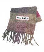 Acne studiosアクネ ストゥディオス）の古着「モヘアチェックスカーフ」｜グレー