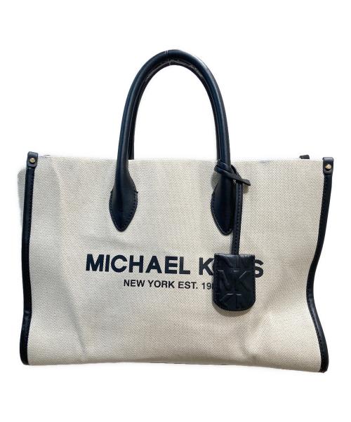 MICHAEL KORS（マイケル・コース）MICHAEL KORS (マイケルコース) 2WAYバッグ ベージュの古着・服飾アイテム