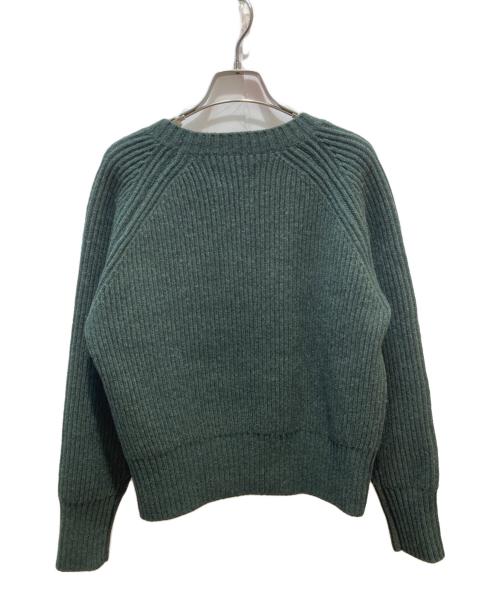 Pilgrim Surf+Supply（ピルグリム サーフサプライ）PILGRIM SURF+SUPPLY (ピルグリム サーフサプライ) ニット グリーン サイズ:Sの古着・服飾アイテム