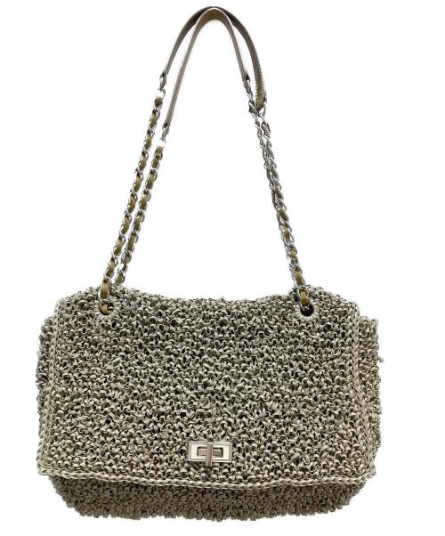 ANTEPRIMA（アンテプリマ）ANTEPRIMA (アンテプリマ) ショルダーワイヤーバッグ ベージュの古着・服飾アイテム