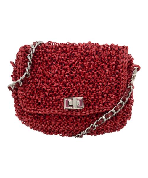 ANTEPRIMA（アンテプリマ）ANTEPRIMA (アンテプリマ) ショルダーワイヤーバッグ レッドの古着・服飾アイテム