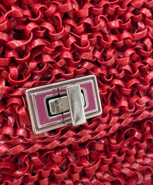 ANTEPRIMA（アンテプリマ）ANTEPRIMA (アンテプリマ) ショルダーワイヤーバッグ レッドの古着・服飾アイテム