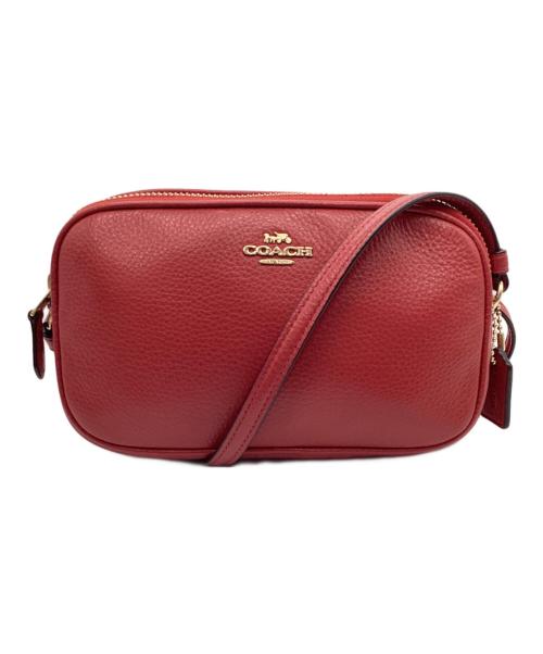 COACH（コーチ）COACH (コーチ) クロスボディ ポーチ レッドの古着・服飾アイテム