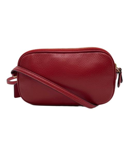 COACH（コーチ）COACH (コーチ) クロスボディ ポーチ レッドの古着・服飾アイテム