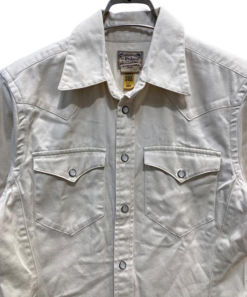 POLO RALPH LAUREN（ポロ・ラルフローレン）POLO RALPH LAUREN (ポロ・ラルフローレン) ウエスタンシャツワンピース ベージュ サイズ:2の古着・服飾アイテム