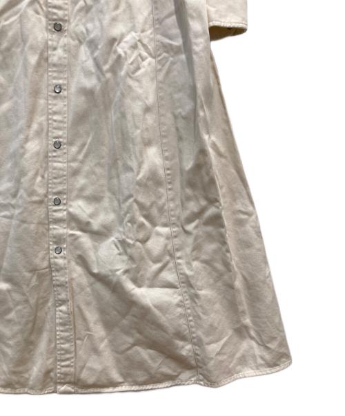 POLO RALPH LAUREN（ポロ・ラルフローレン）POLO RALPH LAUREN (ポロ・ラルフローレン) ウエスタンシャツワンピース ベージュ サイズ:2の古着・服飾アイテム