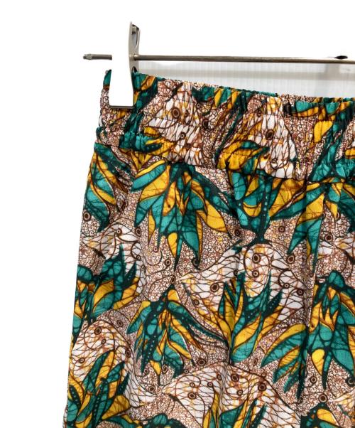 JOURNAL STANDARD relume（ジャーナルスタンダード レリューム）JOURNAL STANDARD relume (ジャーナルスタンダード レリューム) アフリカンプリントパンツ ブラウン サイズ:FREEの古着・服飾アイテム