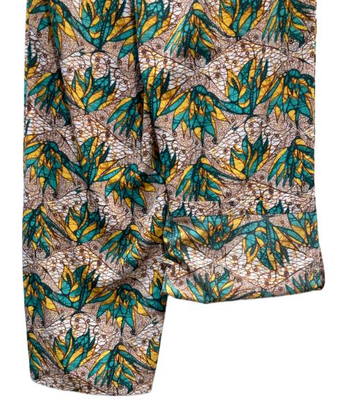 JOURNAL STANDARD relume（ジャーナルスタンダード レリューム）JOURNAL STANDARD relume (ジャーナルスタンダード レリューム) アフリカンプリントパンツ ブラウン サイズ:FREEの古着・服飾アイテム