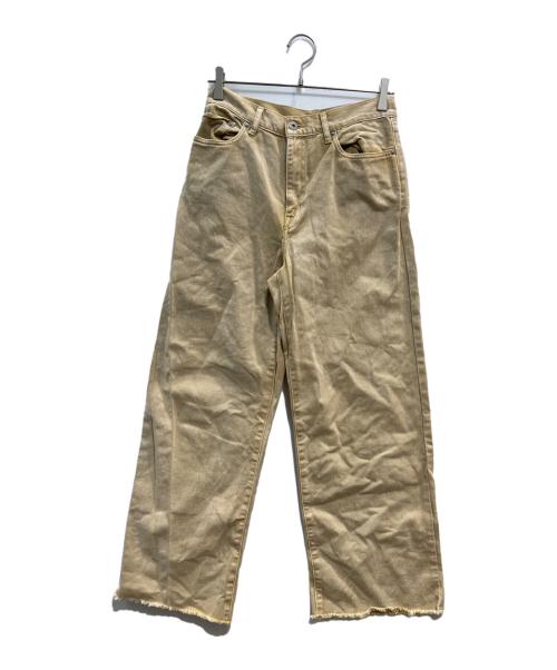 Spick and Span（スピック＆スパン）Spick and Span (スピックアンドスパン) ガーメントダイルーズフィットパンツ ベージュ サイズ:38の古着・服飾アイテム