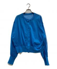 BEAUTY&YOUTH（ビューティーアンドユース）の古着「シアーカーディガン」｜ブルー