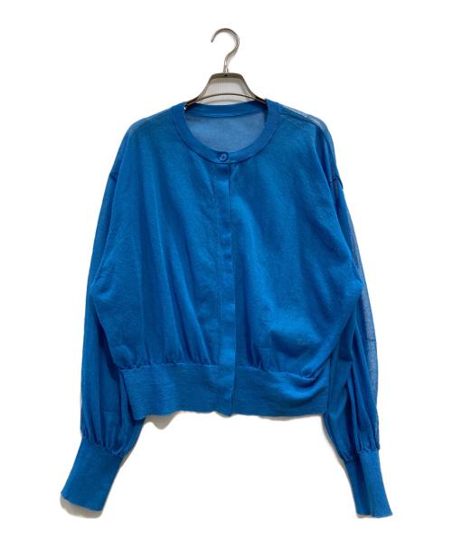 BEAUTY&YOUTH（ビューティーアンドユース）BEAUTY&YOUTH (ビューティーアンドユース) シアーカーディガン ブルー サイズ:-の古着・服飾アイテム