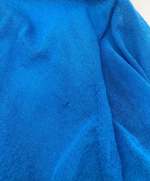 BEAUTY&YOUTH（ビューティーアンドユース）BEAUTY&YOUTH (ビューティーアンドユース) シアーカーディガン ブルー サイズ:-の古着・服飾アイテム