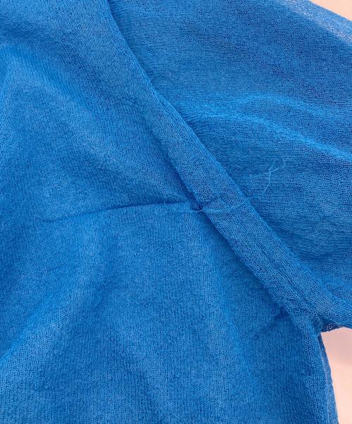 BEAUTY&YOUTH（ビューティーアンドユース）BEAUTY&YOUTH (ビューティーアンドユース) シアーカーディガン ブルー サイズ:-の古着・服飾アイテム