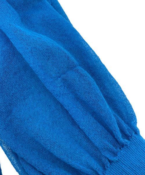 BEAUTY&YOUTH（ビューティーアンドユース）BEAUTY&YOUTH (ビューティーアンドユース) シアーカーディガン ブルー サイズ:-の古着・服飾アイテム