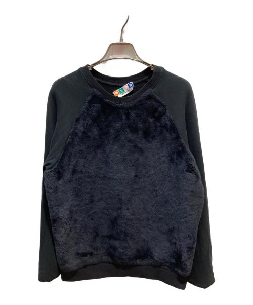 MSGM（エムエスジーエム）MSGM (エムエスジーエム) 切替スウェット ブラック サイズ:Sの古着・服飾アイテム