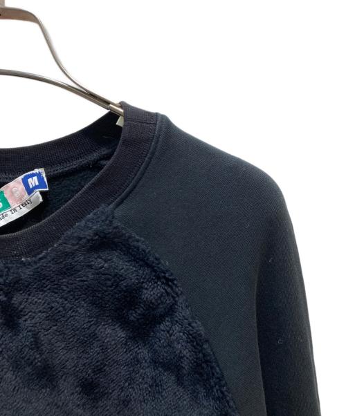 MSGM（エムエスジーエム）MSGM (エムエスジーエム) 切替スウェット ブラック サイズ:Sの古着・服飾アイテム