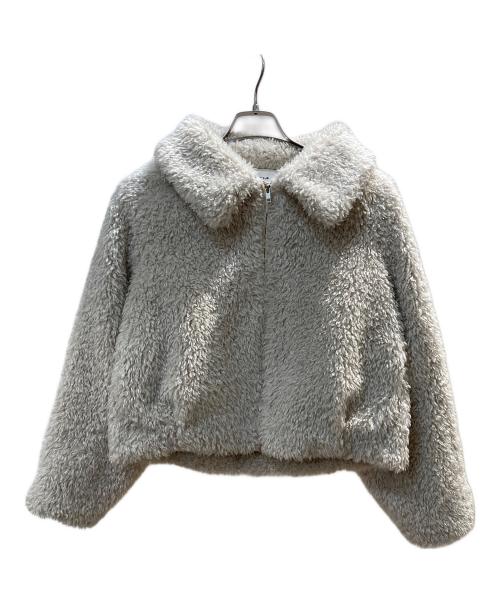 FRAY ID（フレイ アイディー）FRAY ID (フレイ アイディー) ECOPEL2wayカラーファージャケット ベージュ サイズ:1の古着・服飾アイテム