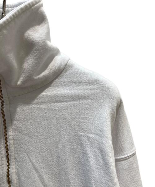 CALUX（キャラクス）CALUX (キャラクス) ハーフジップスウェット ホワイト サイズ:Fの古着・服飾アイテム