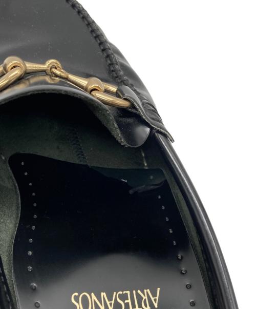 ARTESANOS（アルテサノス）artesanos (アルテサノス) ローファー ブラック サイズ:38の古着・服飾アイテム