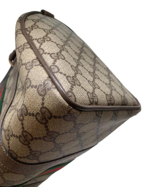 GUCCI（グッチ）GUCCI (グッチ) ミニボストンバッグ ブラウンの古着・服飾アイテム